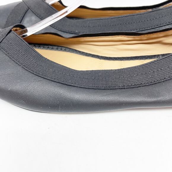 Me Too Women's Black Leather Reign Flat Nappa Size 8.5M - Picture 13 of 15